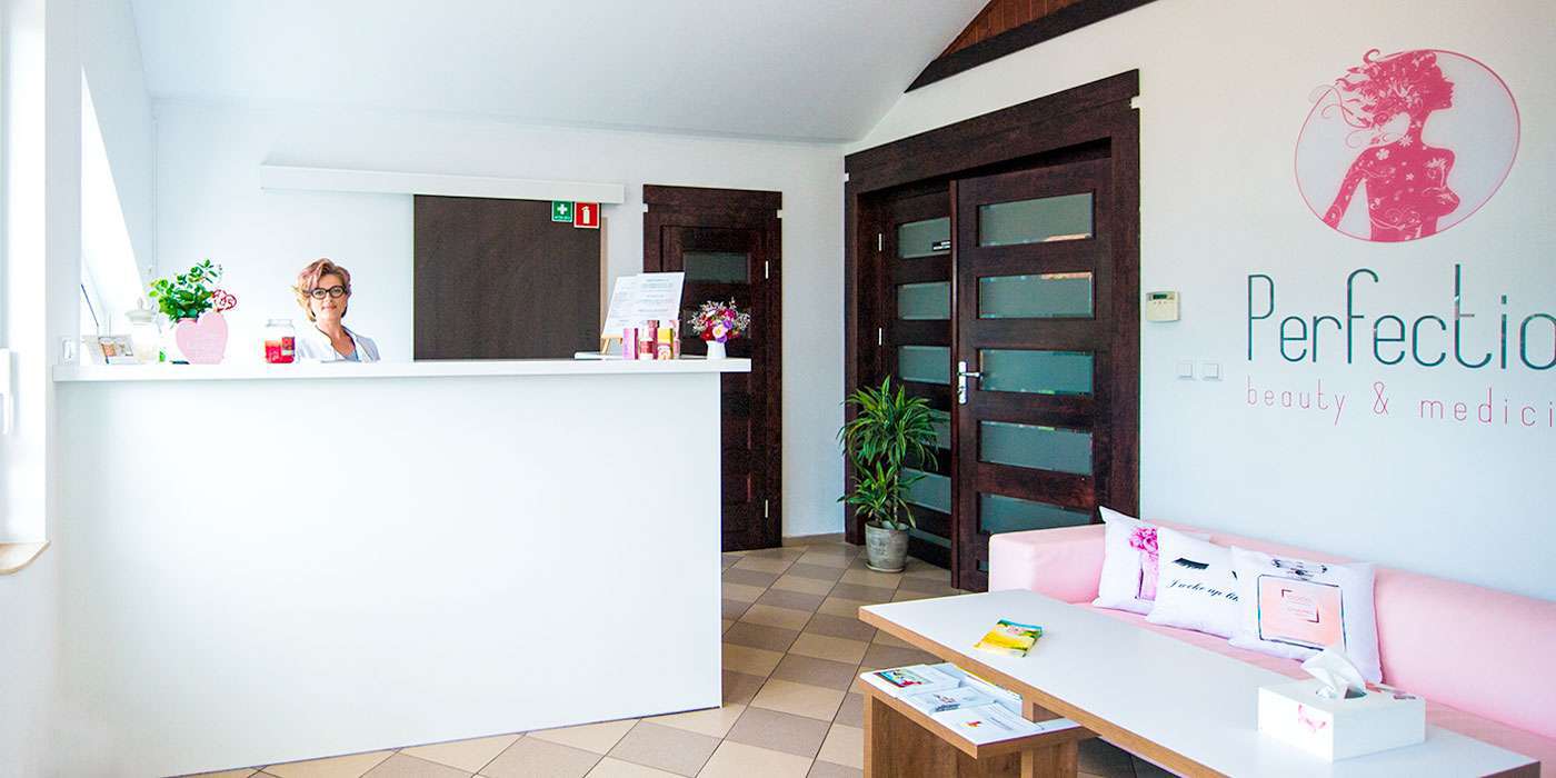 Wnętrze salonu Perfection beauty&medicine